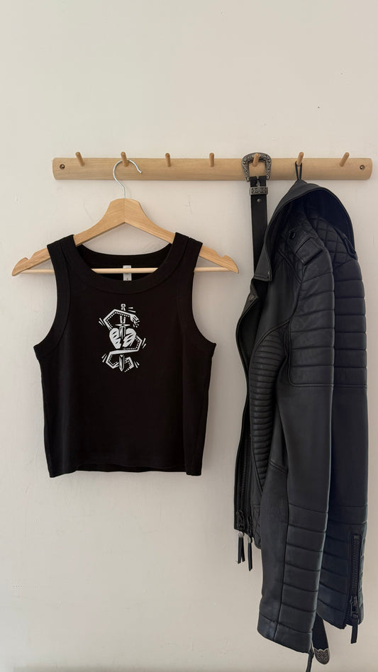 Snake & Dagger ribbed vest