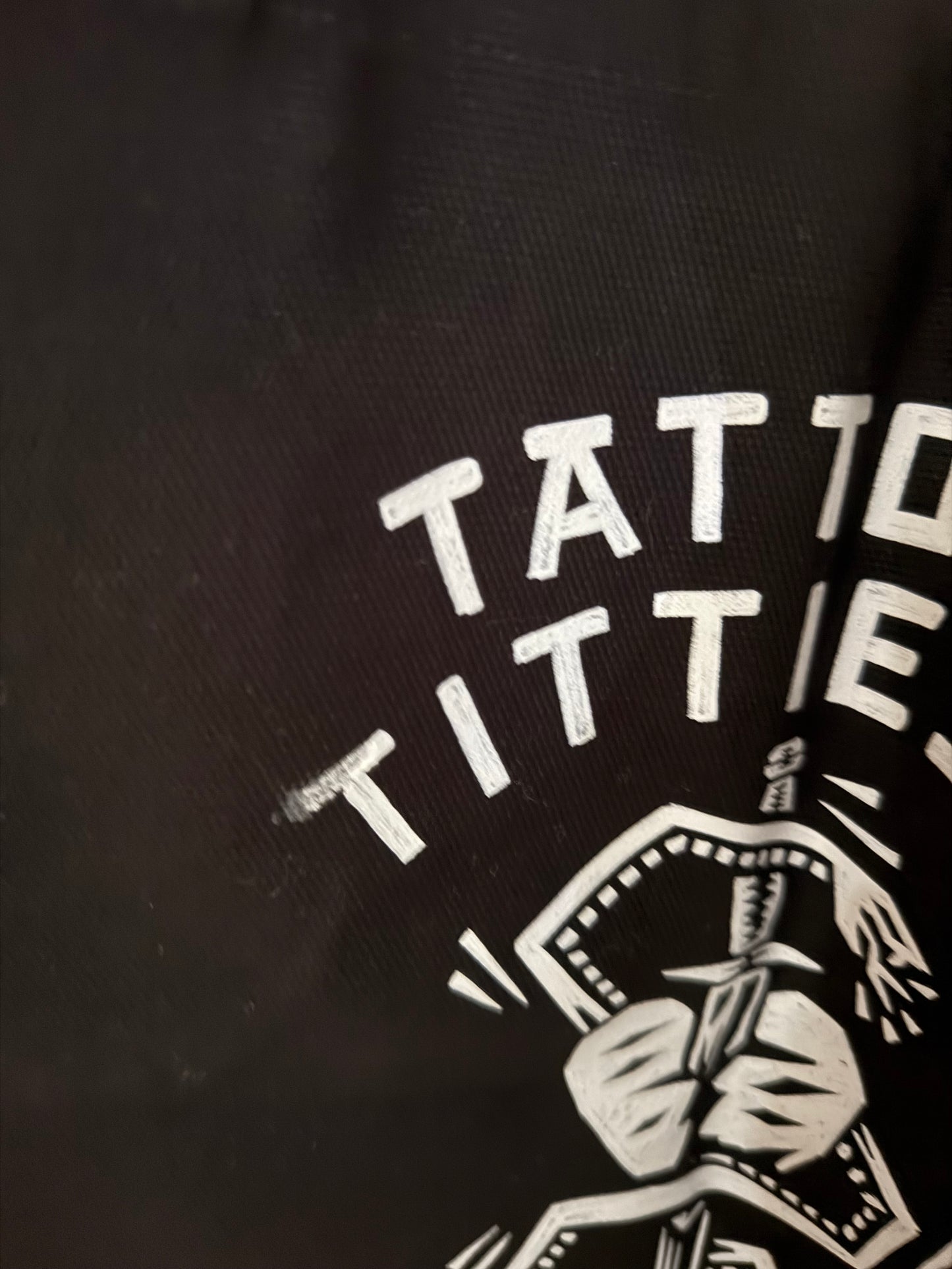 Seconds sale tattoos titties and toddler tantrums tote.