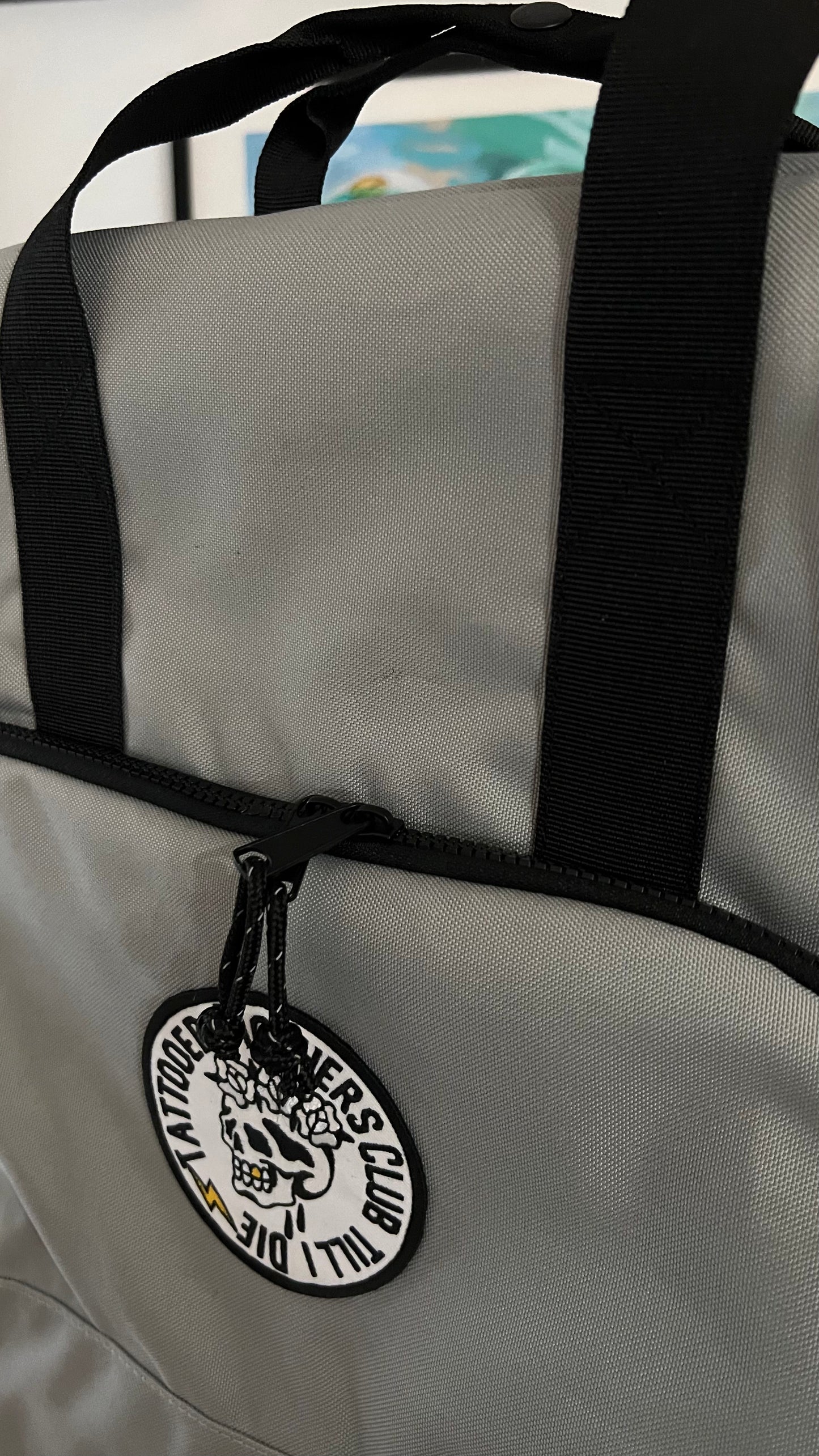 Seconds sale ice grey tmc till i die backpack.