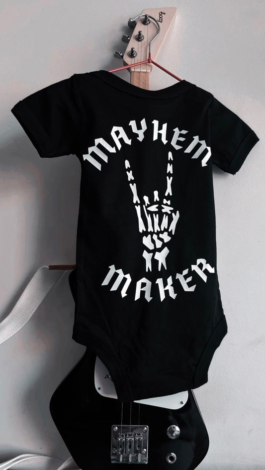 Mayhem Maker Baby Grow