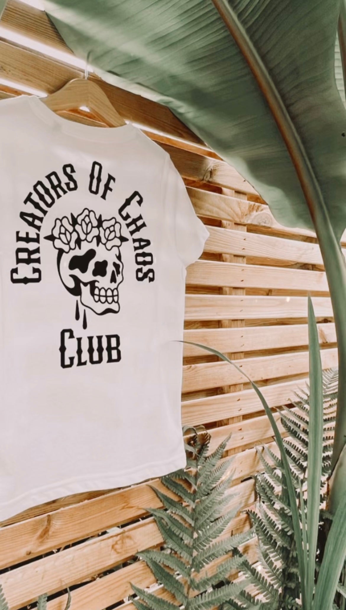 Creators Of Chaos White  Tee