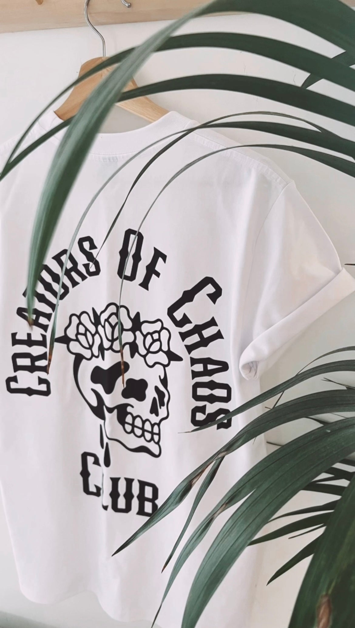 White Creators of chaos Tee