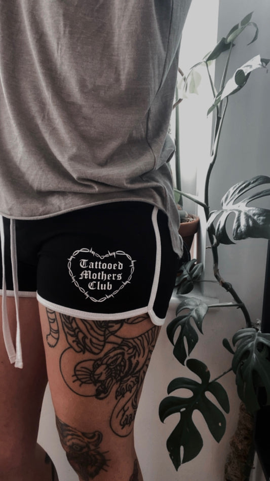 Barbwire Heart Retro Shorts