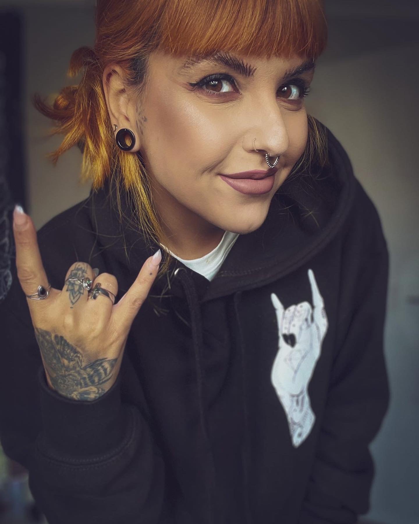 Rock N Roll Logo Hoodie