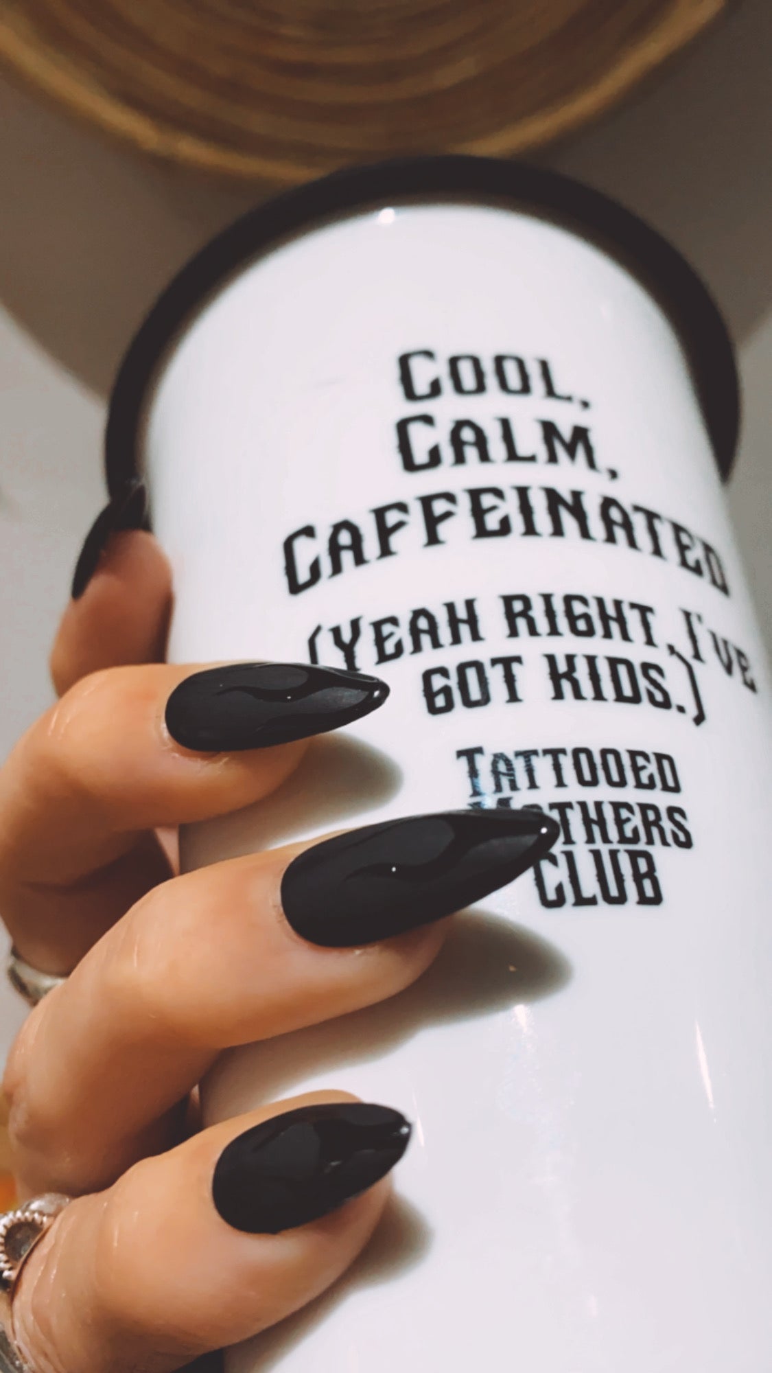 Cool, Calm and caffeinated Travel Mug