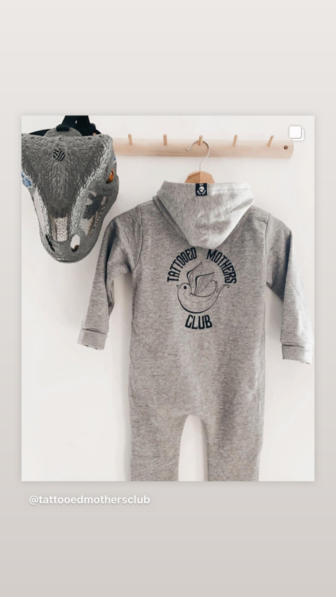 Fly Baby Fly Marl Grey Kids Onesie