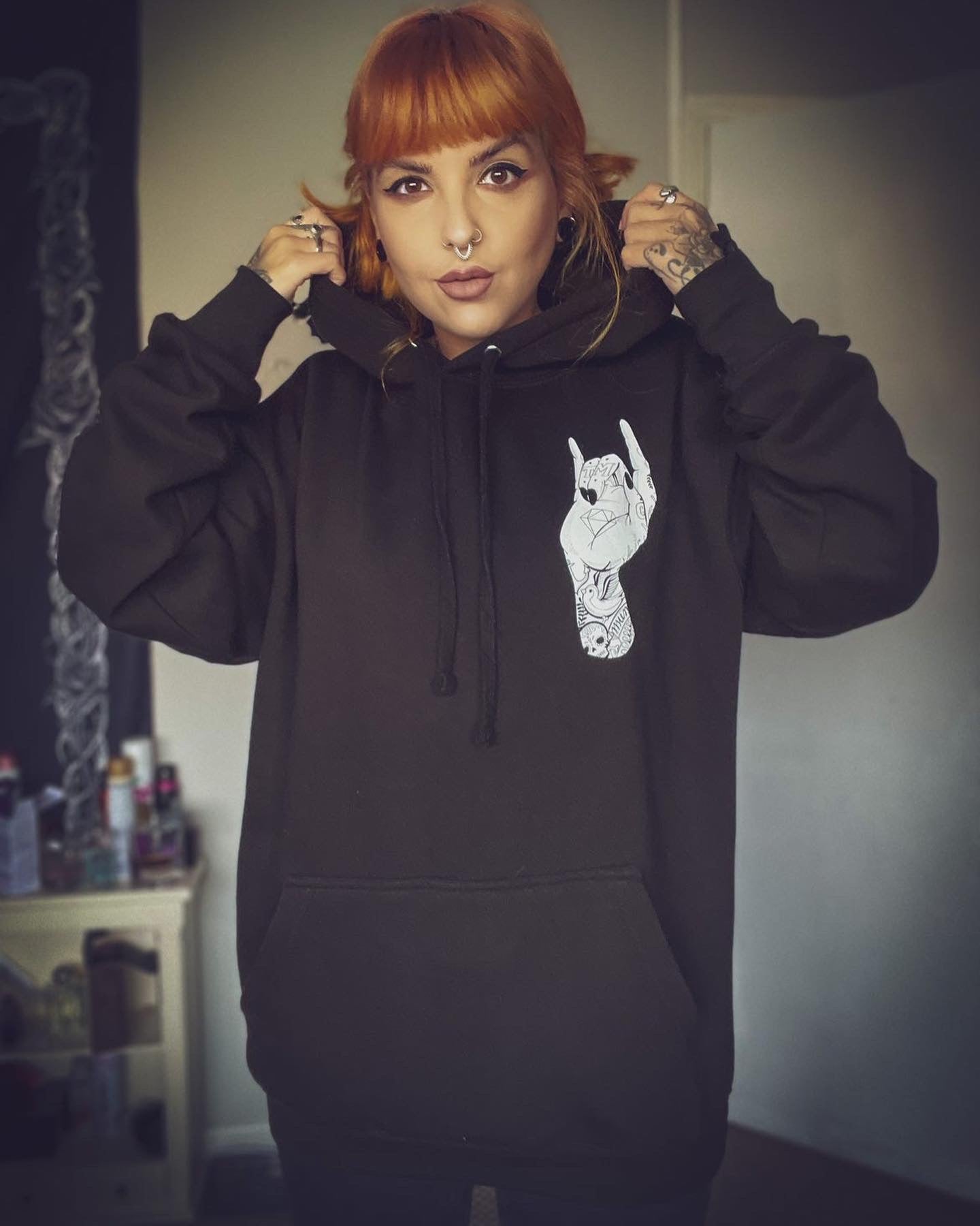 Rock N Roll Logo Hoodie