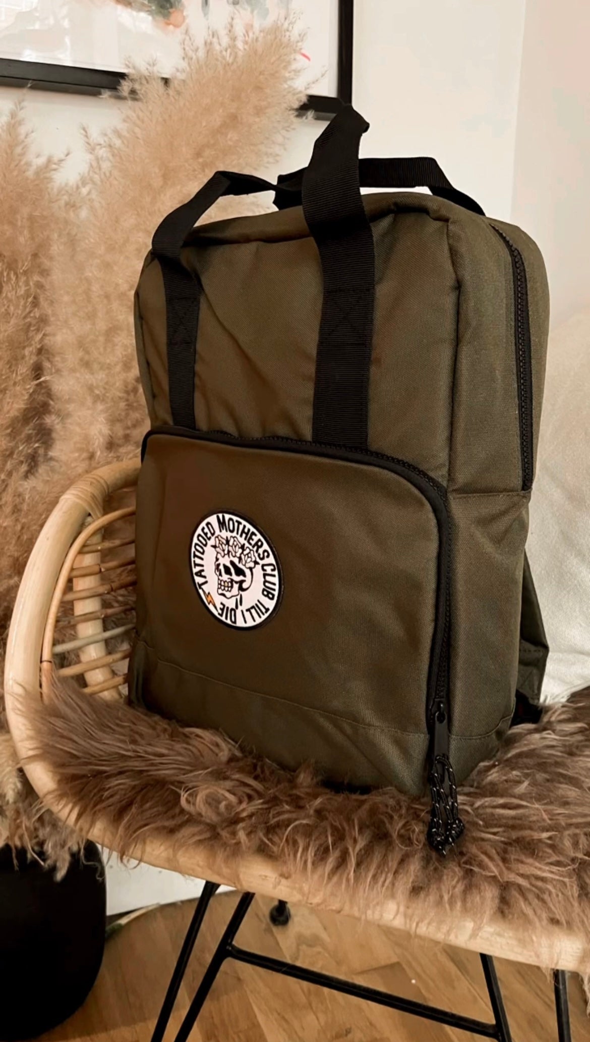 Till I Die Backpack In Military Green