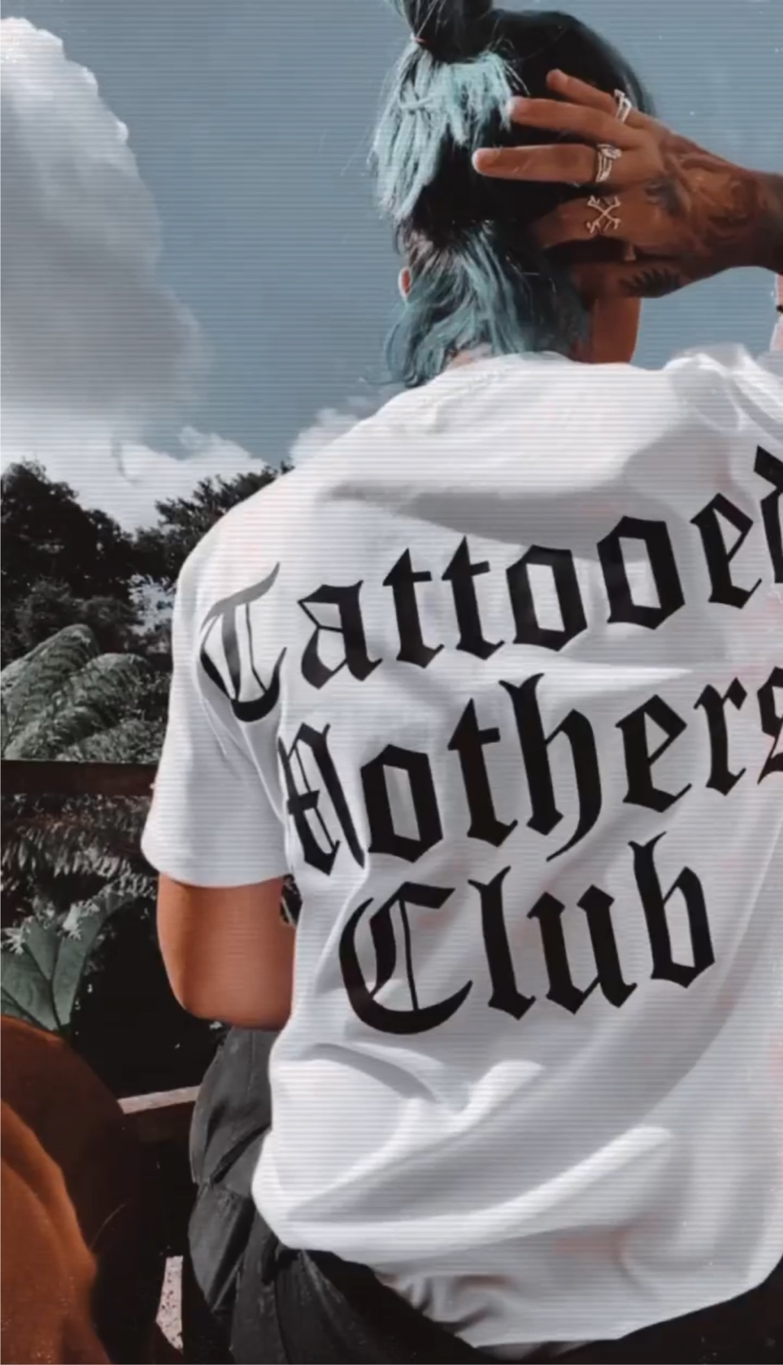 Welcome To The Club Tattooed Mothers Club Tee In White