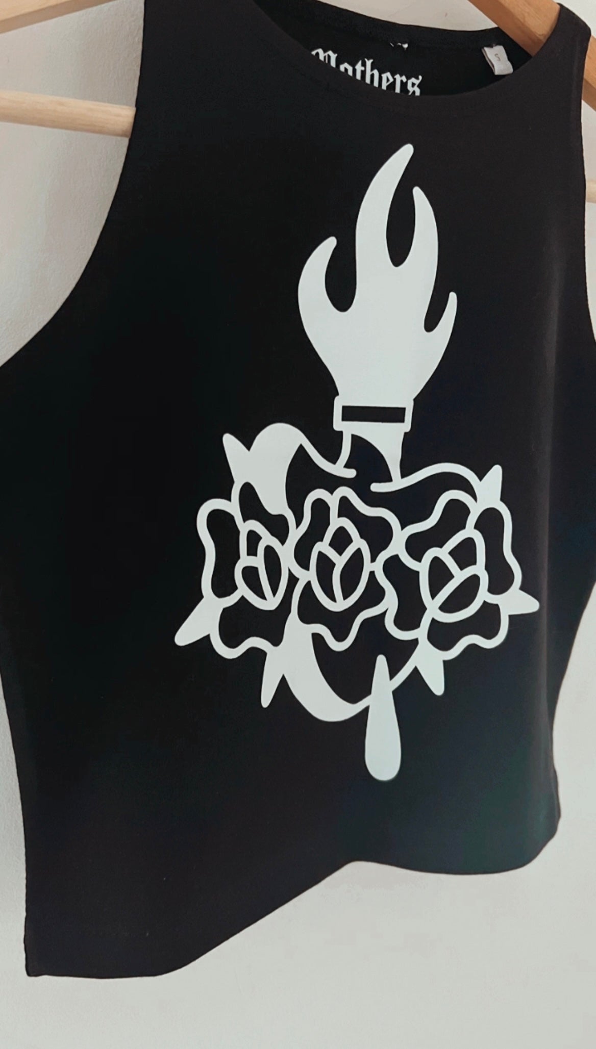 A Mothers Sacred Love Cropped vest