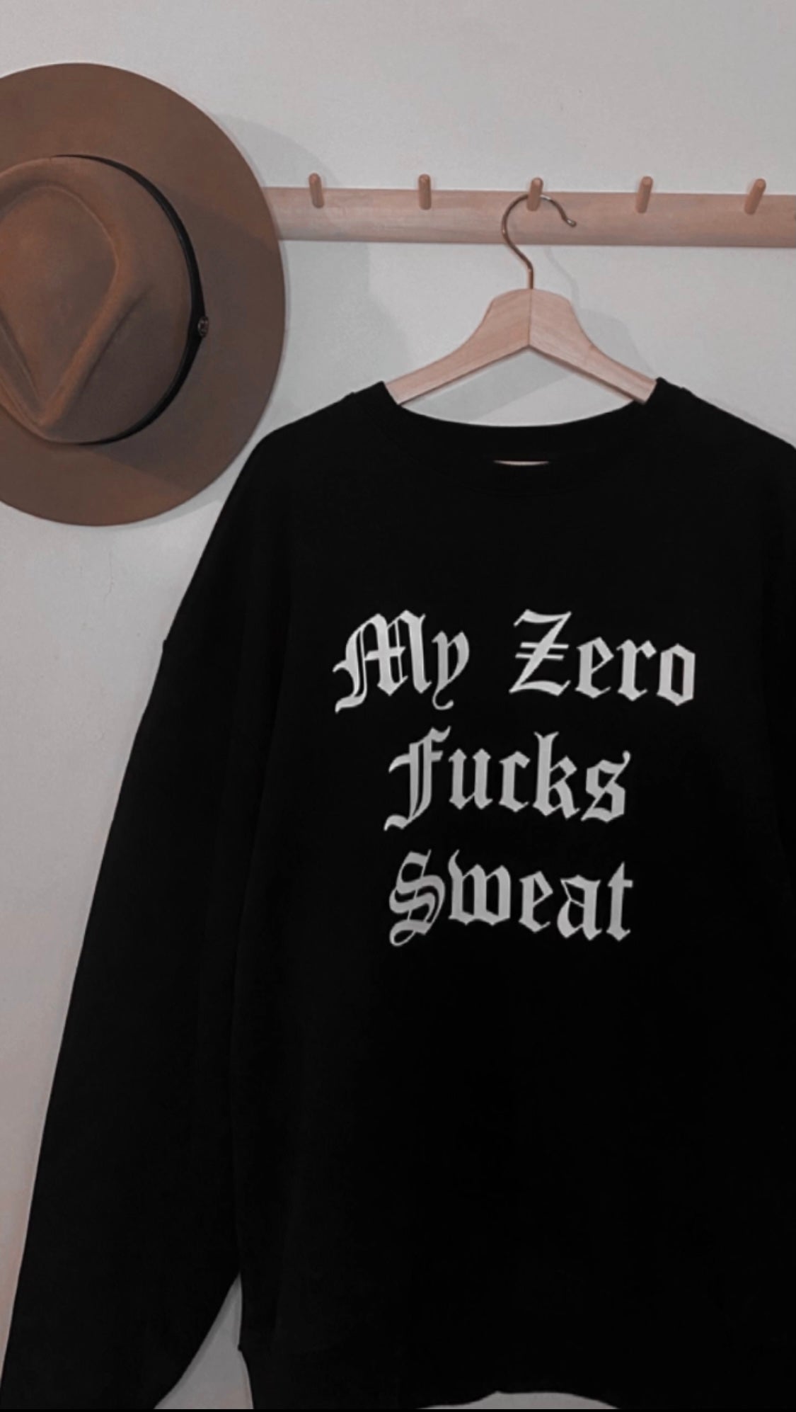 My Zero Fucks Sweat