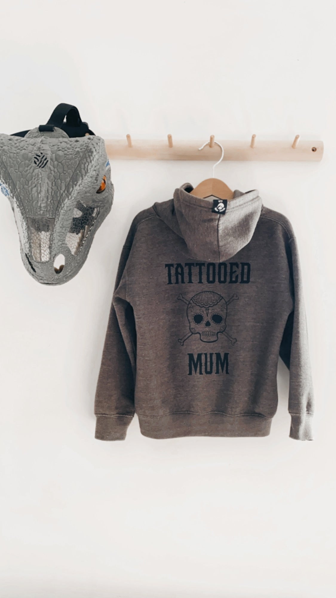 Charcoal Grey Son Of A Tattooed Mum Hoodie