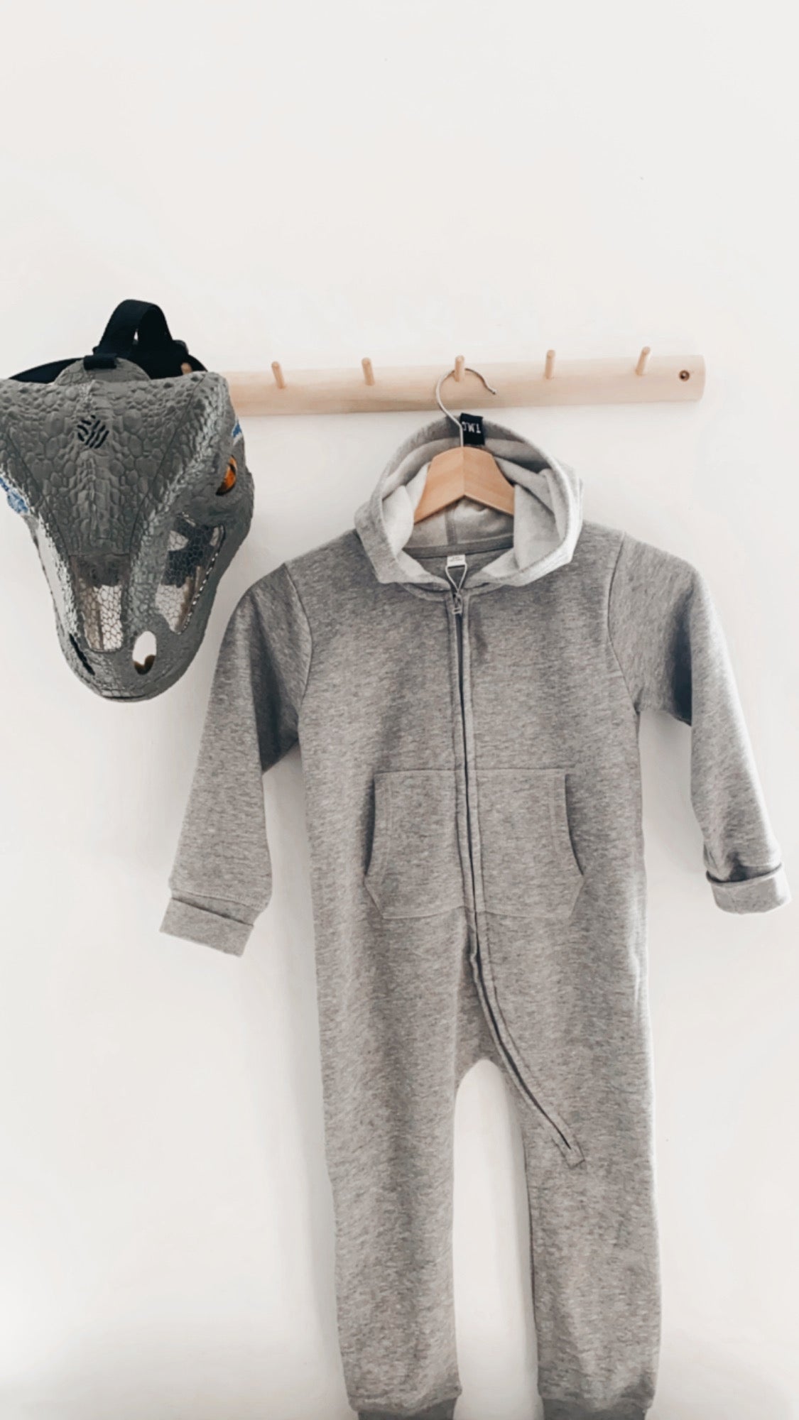 Fly Baby Fly Marl Grey Kids Onesie