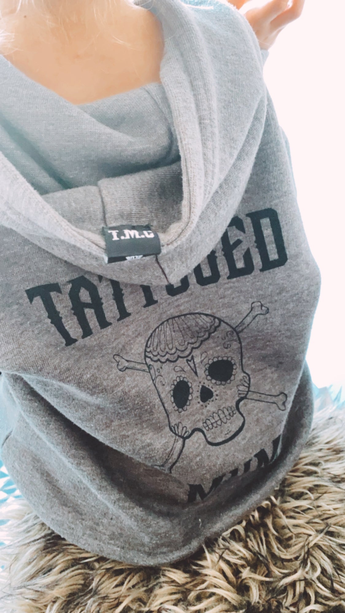 Charcoal Grey Son Of A Tattooed Mum Hoodie